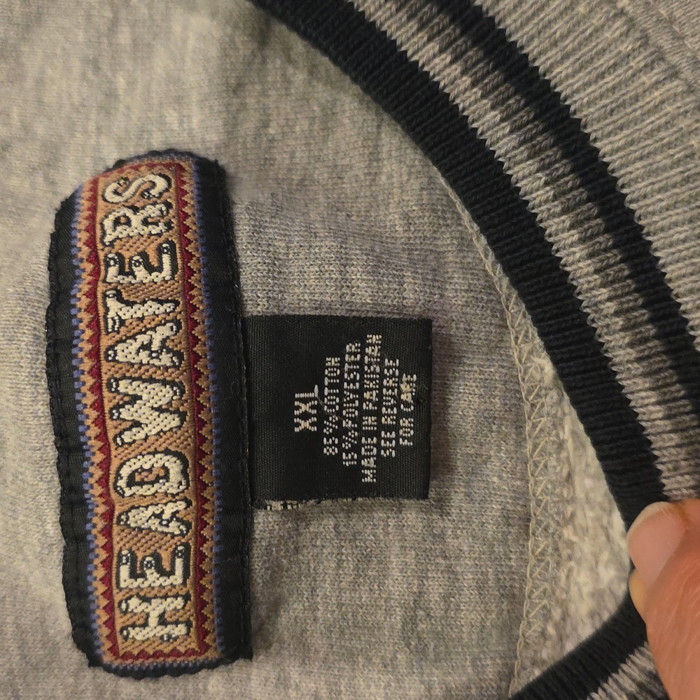 Headwaters Men's VTG Gray Eye of the Eagle Embroidered Crewneck Sweatshirt XXL - Picture 4 of 9